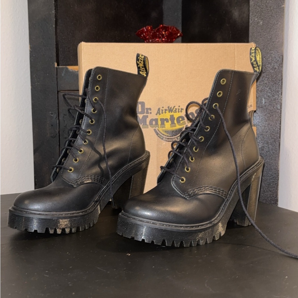 Dr. Martens Women's Black Leather Boots